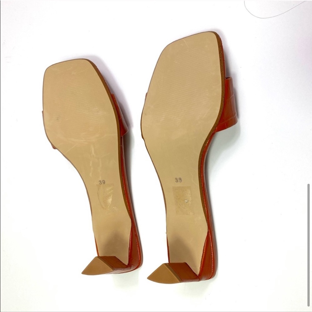 ❗️SOLD Senso Maisy Croc Embossed Slides Heels - Picture 7 of 8